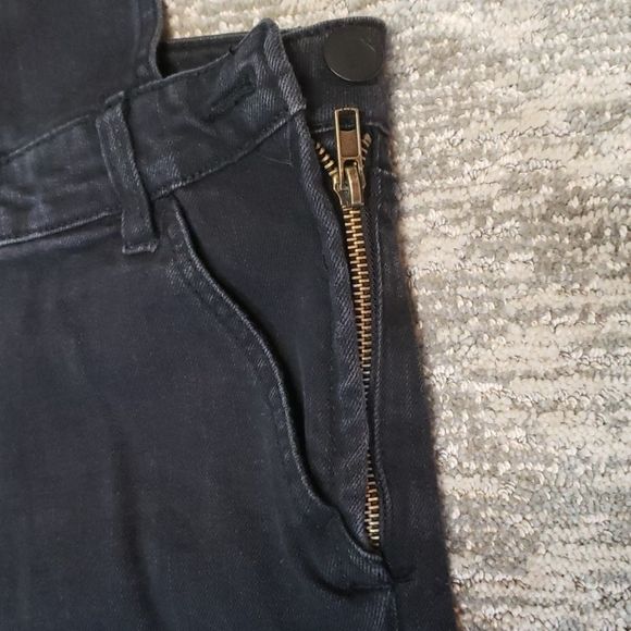 DOLLHOUSE destructed black denim overalls - Picture 6 of 12